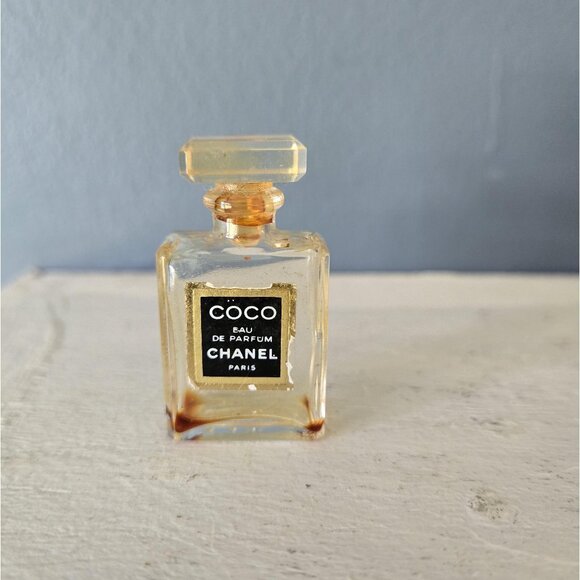 Vtg Chanel COCO Eau de Parfum Mini Bottle EMPTY Luxury Retro Collectible Decor - Picture 8 of 8